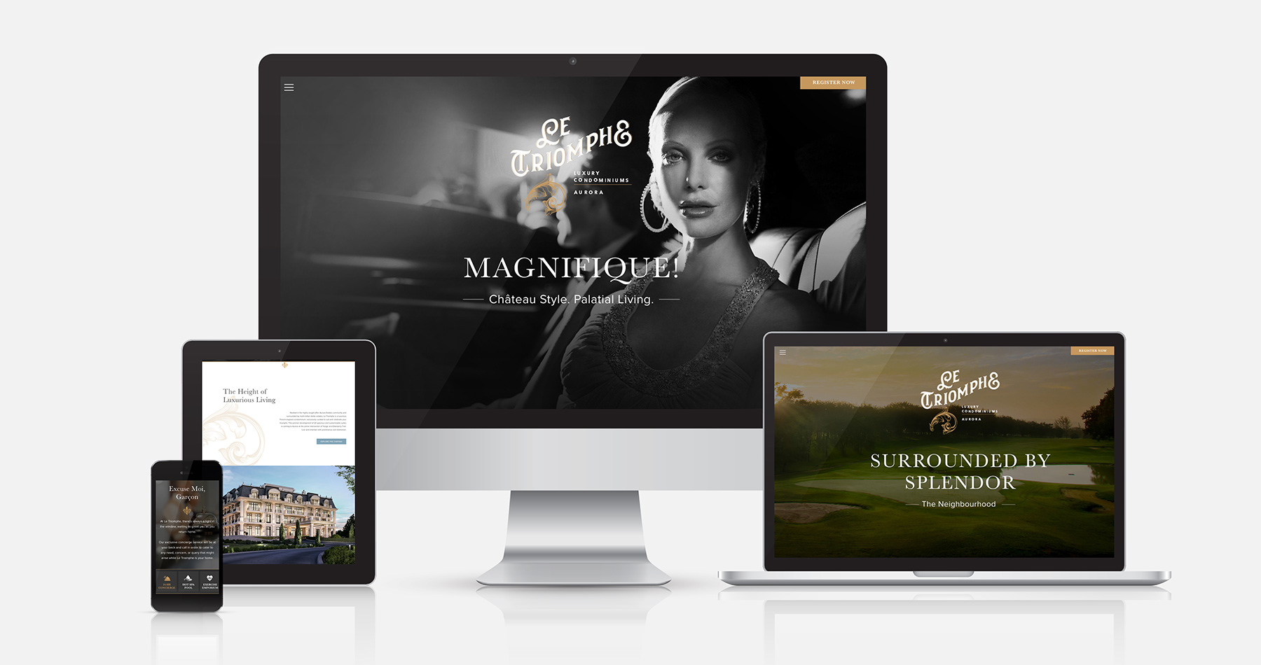 Le Triomphe Website